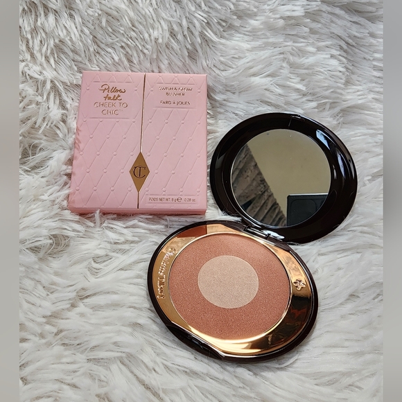 Charlotte Tilbury PILLOW TALK CHEEK TO CHIC SWISH & GLOW BLUSHER NIB - Picture 1 of 9